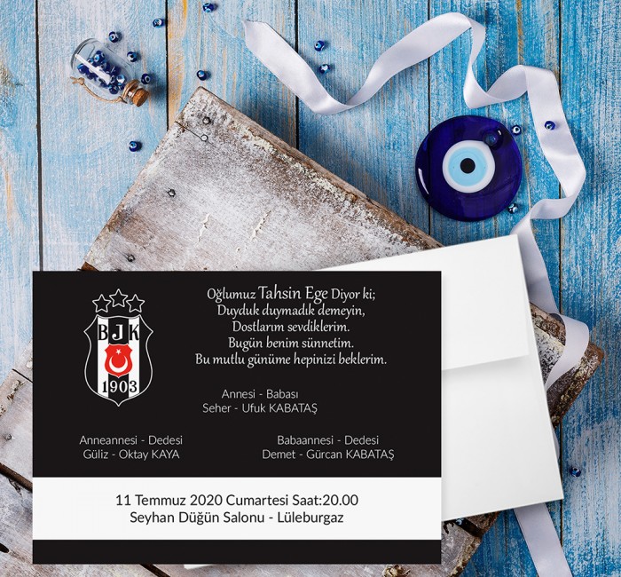 Sünnet Davetiyesi SD-S011